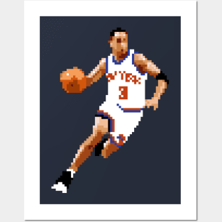 John Starks Pixel Dribble Posters and Art